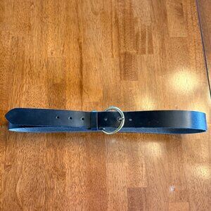 Frye - black leather belt - L